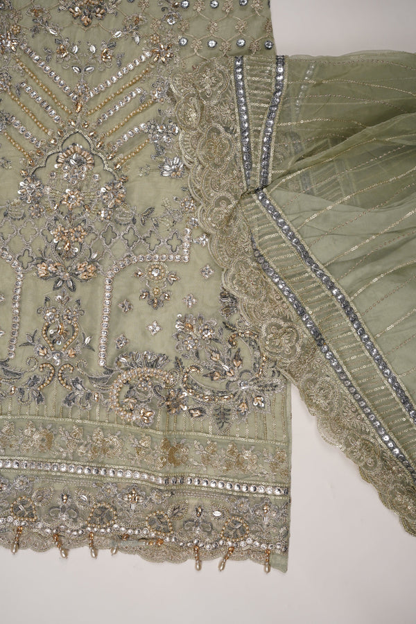 Tehwar - Luxury Organza Festive Collection with Gararah - Ready to Wear - Tehv9d2