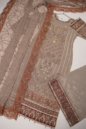 Husan e Jahan - Luxury Festive Collection With Plazo - Ready to Wear - SB-Hej-V5-D8