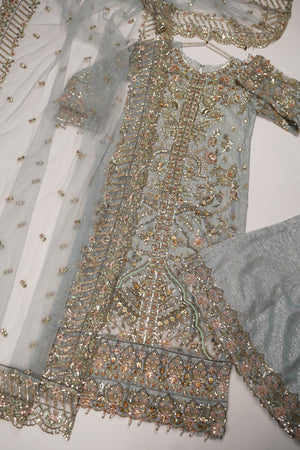 Husan e Jahan - Luxury Festive Collection With Shararah - Ready to Wear -SB- HEJ-V5-D9