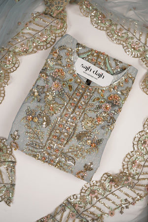 Husan e Jahan - Luxury Festive Collection With Shararah - Ready to Wear -SB- HEJ-V5-D9