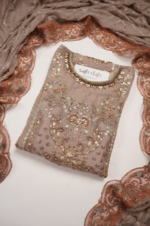 Husan e Jahan - Luxury Festive Collection With Plazo - Ready to Wear - SB-Hej-V5-D8