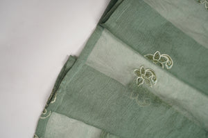 Rozi - Farshi Shalwar - Luxury Cotton Lawn Outfit With Net Dupatta - Ready to Wear PD030