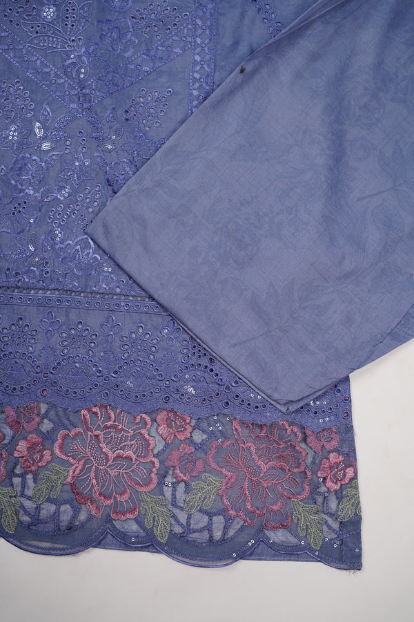 Bin Saeed Originals - Farshi Shalwar - Lawn Outfit with Chiffon Dupatta - Ready to wear PD054