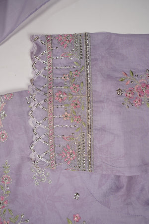 Bin Saeed Originals - Farshi Shalwar - Lawn Outfit with Chiffon Dupatta - Ready to wear PD051