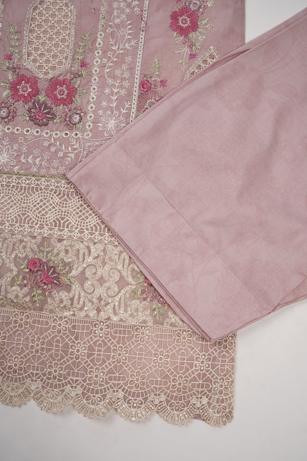 Bin Saeed Originals - Farshi Shalwar - Lawn Outfit with Chiffon Dupatta - Ready to wear PD053