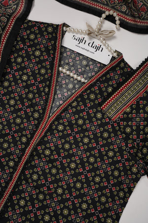 Bin Saeed Originals - Lawn Outfit with Lawn Dupatta - Ready to wear PD042