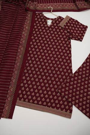 Bin Saeed Originals  - Exclusive Khaddar Outfit with  Shawl - Ready to Wear SD577