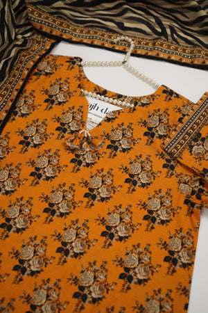 Bin Saeed Originals  - Exclusive Khaddar Outfit with  Shawl - Ready to Wear SD578