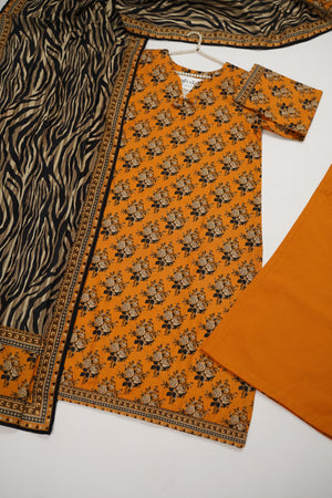 Bin Saeed Originals  - Exclusive Khaddar Outfit with  Shawl - Ready to Wear SD578