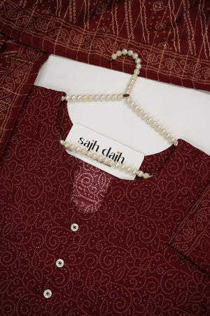 Bin Saeed Originals  - Exclusive Khaddar Outfit with  Shawl - Ready to Wear SD579