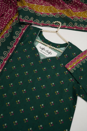 Bin Saeed Originals  - Exclusive Khaddar Outfit with  Shawl - Ready to Wear SD580