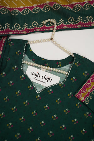 Bin Saeed Originals  - Exclusive Khaddar Outfit with  Shawl - Ready to Wear SD580