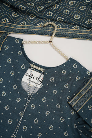 Bin Saeed Originals  - Exclusive Khaddar Outfit with  Shawl - Ready to Wear SD581