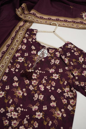 Bin Saeed Originals  - Exclusive Khaddar Outfit with  Shawl - Ready to Wear SD582