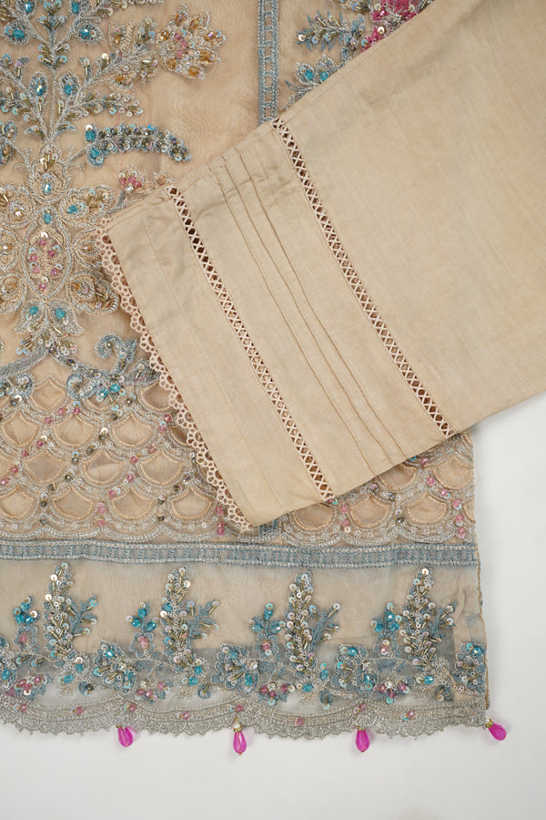 Luxe - Luxury Silk with Plazzo Bottoms and Silk Dupatta - Ready to Wear