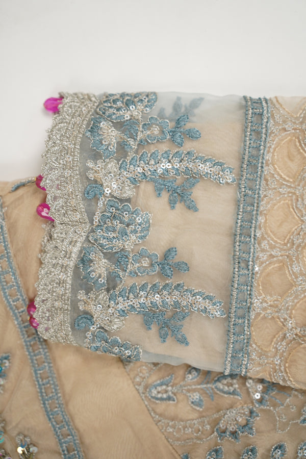 Luxe - Luxury Silk with Plazzo Bottoms and Silk Dupatta - Ready to Wear