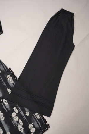 Rozi - Exclusive Khaddar Outfit with  Shawl - Ready to Wear - PD148