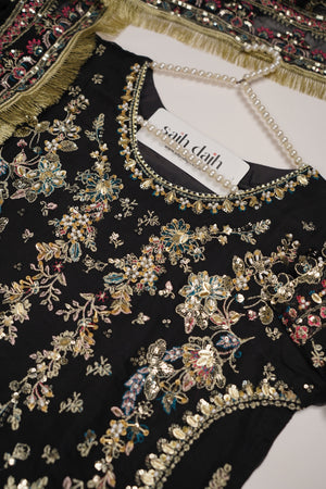 Husan e Jahan - Luxury Festive Collection With Shararah - Ready to Wear - HEJ-V6-D1
