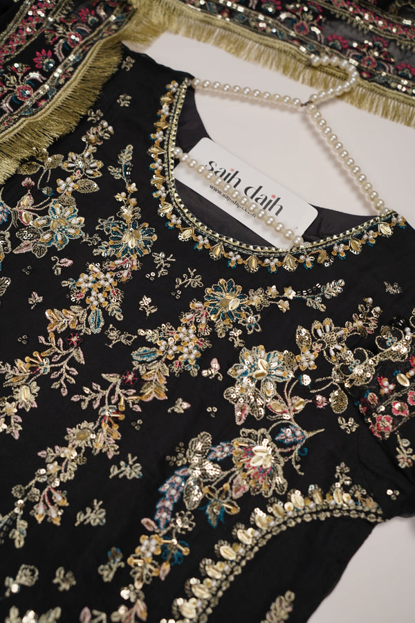 Husan e Jahan - Luxury Festive Collection With Shararah - Ready to Wear - HEJ-V6-D1