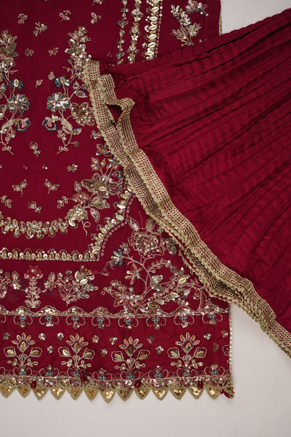Husan e Jahan - Luxury Festive Collection With Shararah - Ready to Wear - HEJ-V6-D2