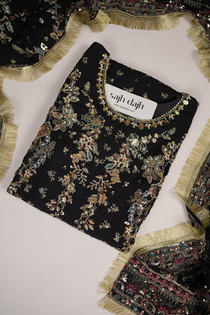 Husan e Jahan - Luxury Festive Collection With Shararah - Ready to Wear - HEJ-V6-D1