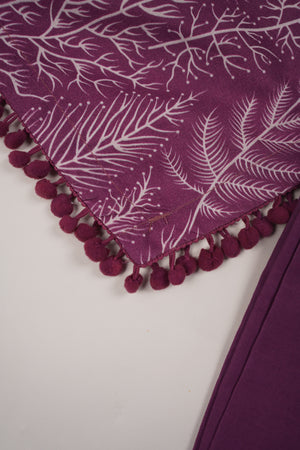 Rozi - Exclusive Khaddar Outfit with  Shawl - Ready to Wear - PD154-SD