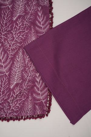 Rozi - Exclusive Khaddar Outfit with  Shawl - Ready to Wear - PD154-SD