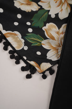 Rozi - Exclusive Khaddar Outfit with  Shawl - Ready to Wear - PD153 Black
