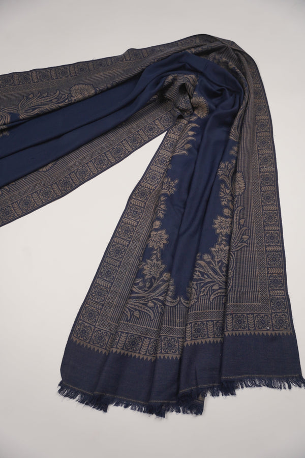 Rozi - Kurta Style - Exclusive Linen Full Outfit with Shawl - Ready to Wear - Loose fit - SB-220-Shawl