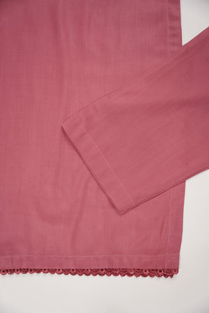 Rozi -  Kurta Style -Loose Fit Linen Outfit 2 Piece - Ready to Wear - SB-219