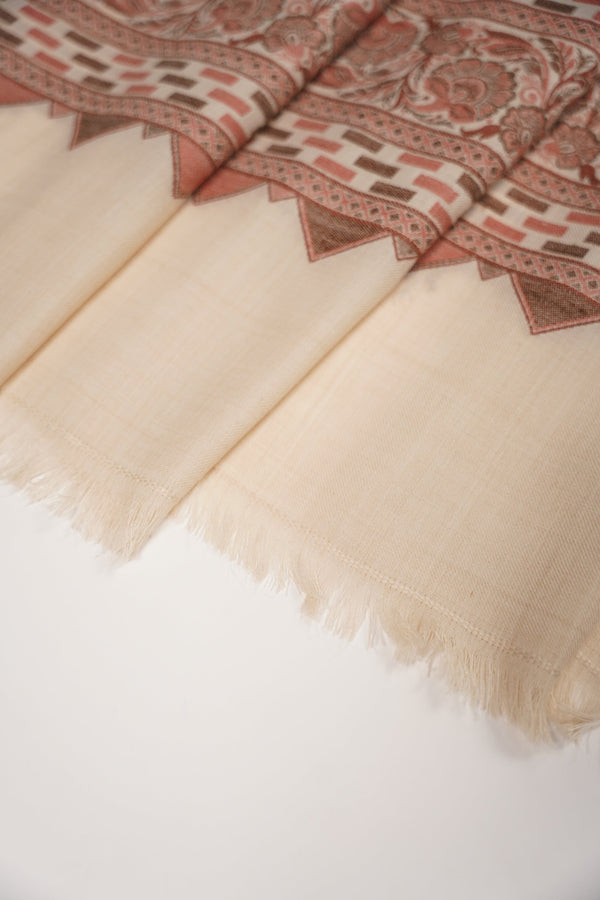 Rozi - Exclusive Linen Full Outfit with Shawl- Ready to Wear - SB-219