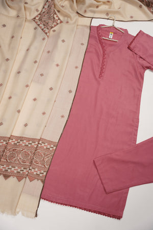Rozi -  Kurta Style -Loose Fit Linen Outfit 2 Piece - Ready to Wear - SB-219