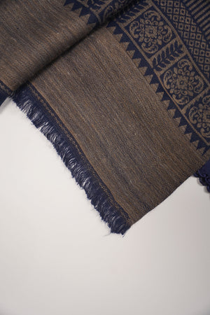 Rozi - Kurta Style -Loose Fit Linen Outfit 2 Piece - Ready to Wear -  SB-220 Navy Blue