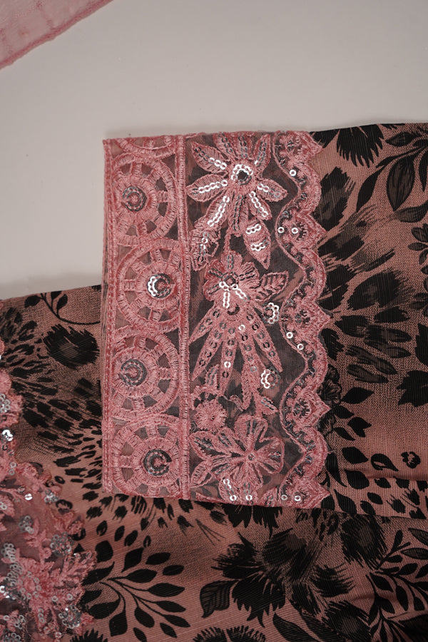 Rozi - Exclusive Khaddar Outfit with  Tarkashi Dupatta- Ready to Wear - PD157