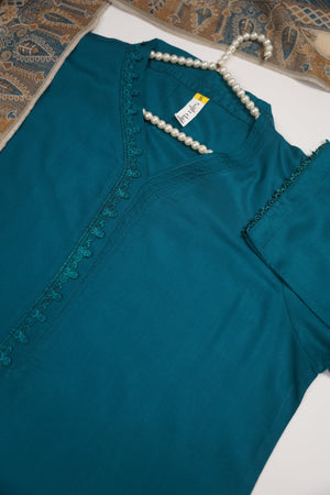 Rozi - Exclusive Linen Outfit 2 Piece - Ready to Wear -  SB-221