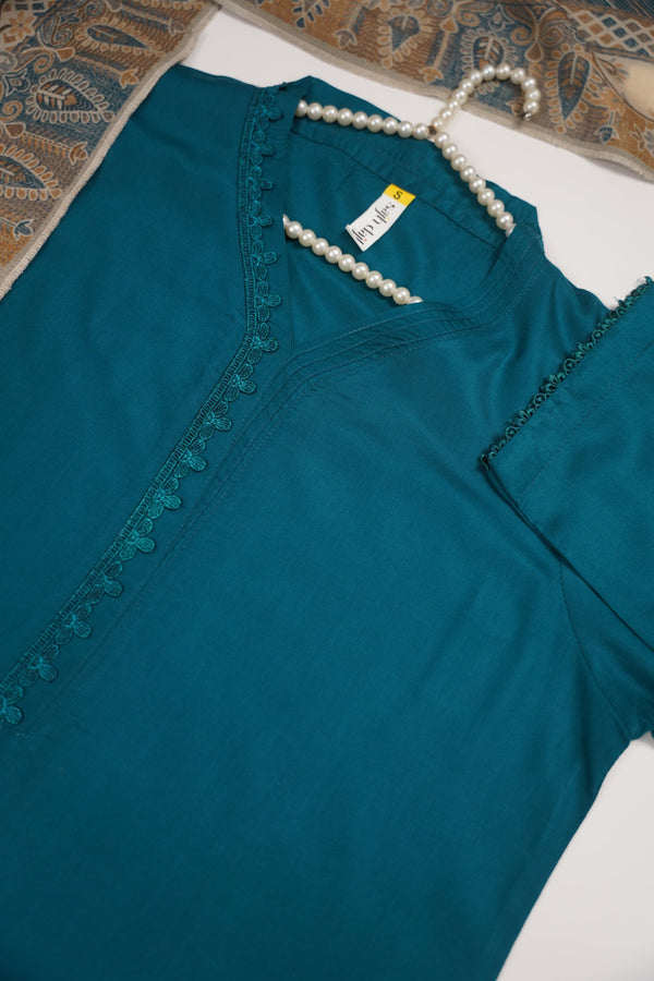 Rozi - Exclusive Linen Outfit 2 Piece - Ready to Wear -  SB-221