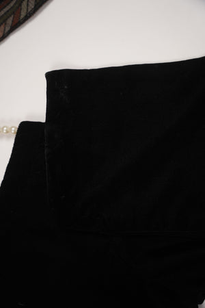 Rozi - Luxury Velvet Outfit with Pure Pashmina Wool Shawls SB222