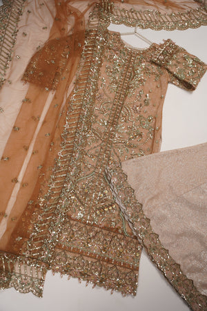 Husan e Jahan - Luxury Festive Collection with Sharara - Ready to Wear - SB-221