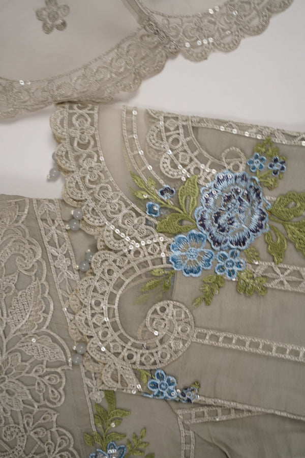 Tehwar - Luxury Organza Outfit with Organza Dupatta - Ready to Wear MC288- Eid Volume 4