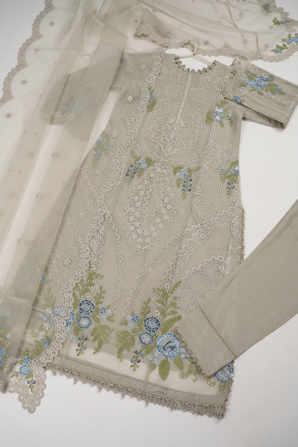 Tehwar - Luxury Organza Outfit with Organza Dupatta - Ready to Wear MC288- Eid Volume 4