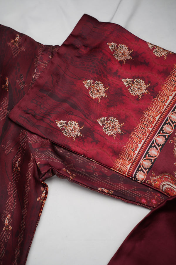 Luxe - Luxury Silk with Plazzo Bottoms and Silk Dupatta - Ready to Wear
