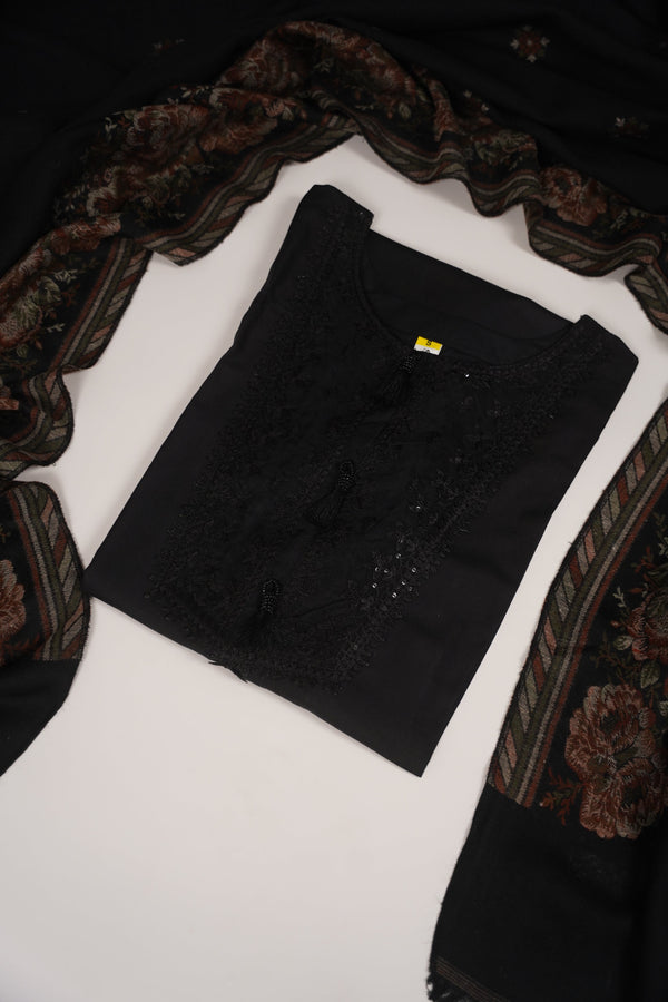 Rozi -  Kurta Style -Loose Fit  Linen Outfit 2 Piece - Ready to Wear -  SB-218