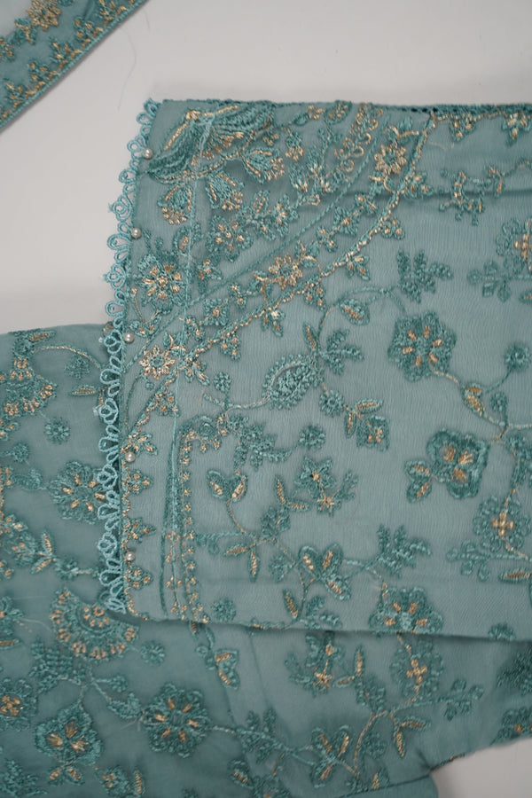 Tehwar - Luxury Organza Outfit with Organza Dupatta - Ready to Wear MC286- Eid Volume 4