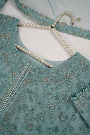 Tehwar - Luxury Organza Outfit with Organza Dupatta - Ready to Wear MC286- Eid Volume 4