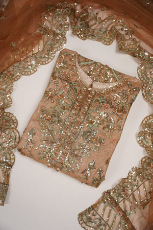 Husan e Jahan - Luxury Festive Collection with Sharara - Ready to Wear - SB-221