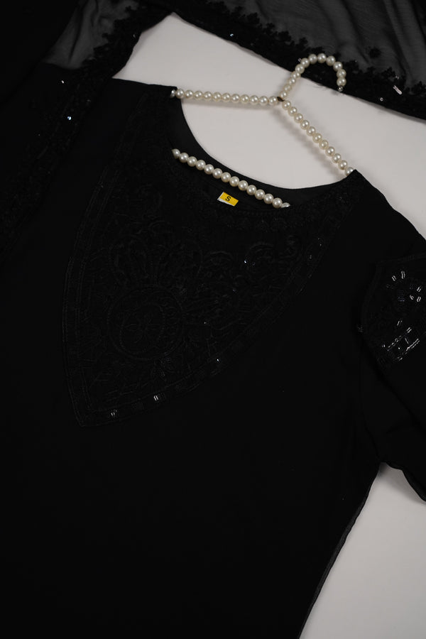 Husan e Jahan - Chiffon Outfit with Chiffon Dupatta - Ready to Wear - MC282