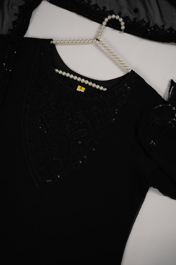 Husan e Jahan - Chiffon Outfit with Chiffon Dupatta - Ready to Wear - MC282