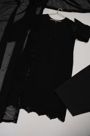 Husan e Jahan - Chiffon Outfit with Chiffon Dupatta - Ready to Wear - MC282
