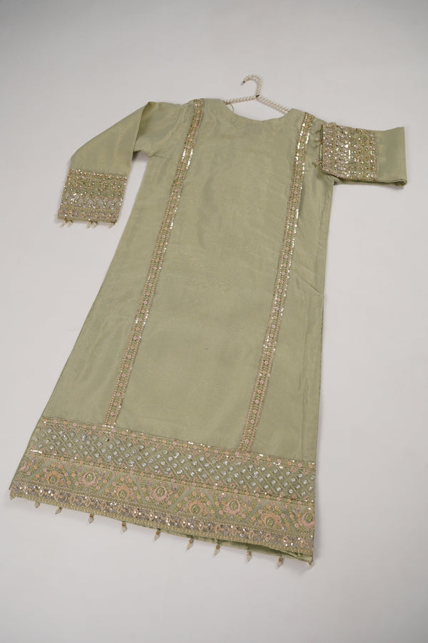 Tehwar - Luxury Organza Outfit with Organza Dupatta - Ready to Wear MC285- Eid Volume 4