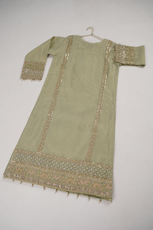 Tehwar - Luxury Organza Outfit with Organza Dupatta - Ready to Wear MC285- Eid Volume 4